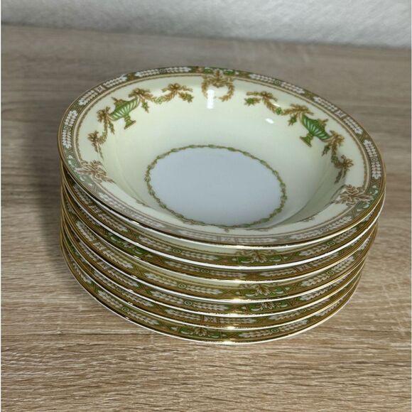 Vintage Lorento by Noritake Japan Lot Of Seven Rim Fruit /Dessert (Sauce) Bowl - Picture 2 of 8
